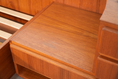 Danish Teak King Platform Bed by Komfort