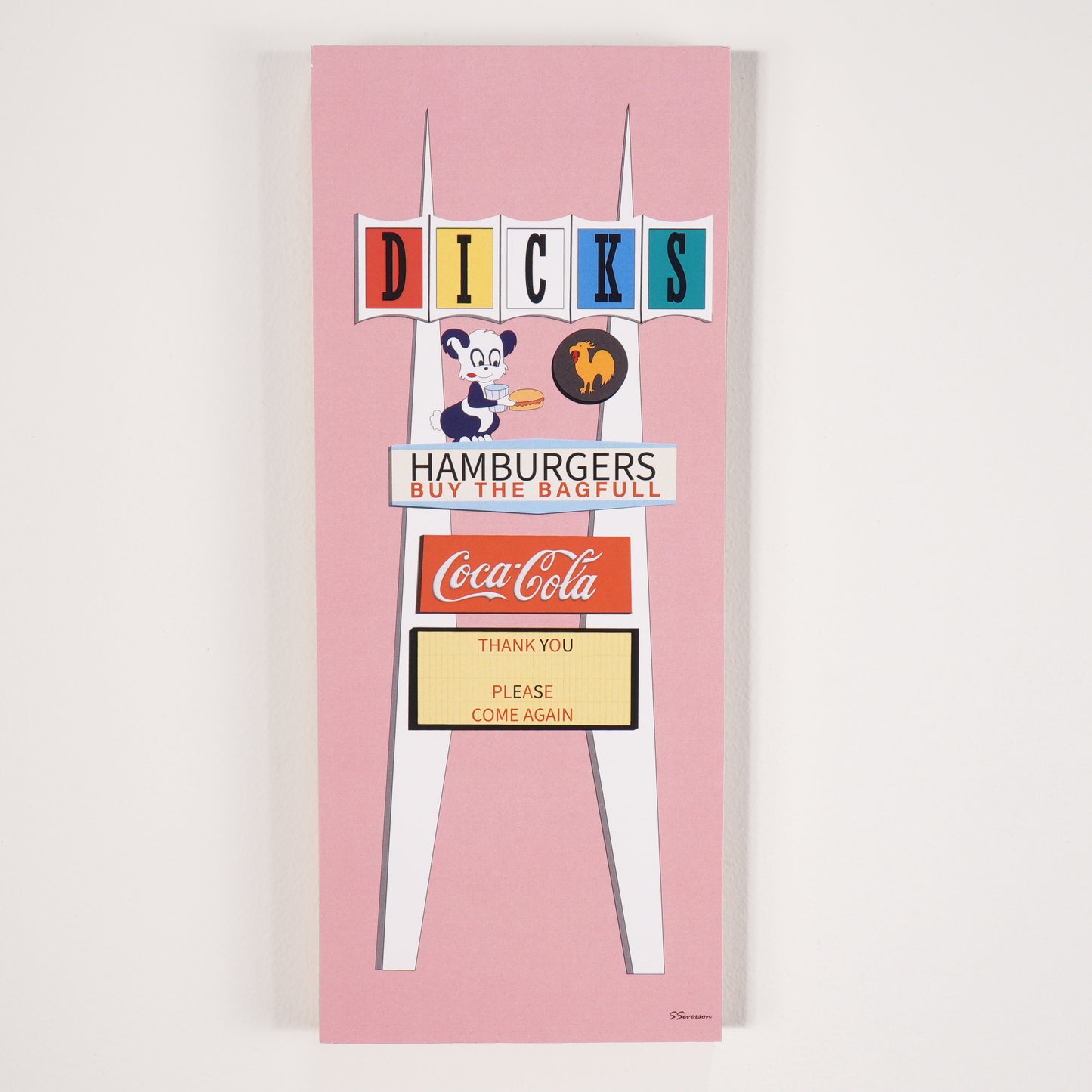 Pepper and Pete 5" x 12" Mounted Prints