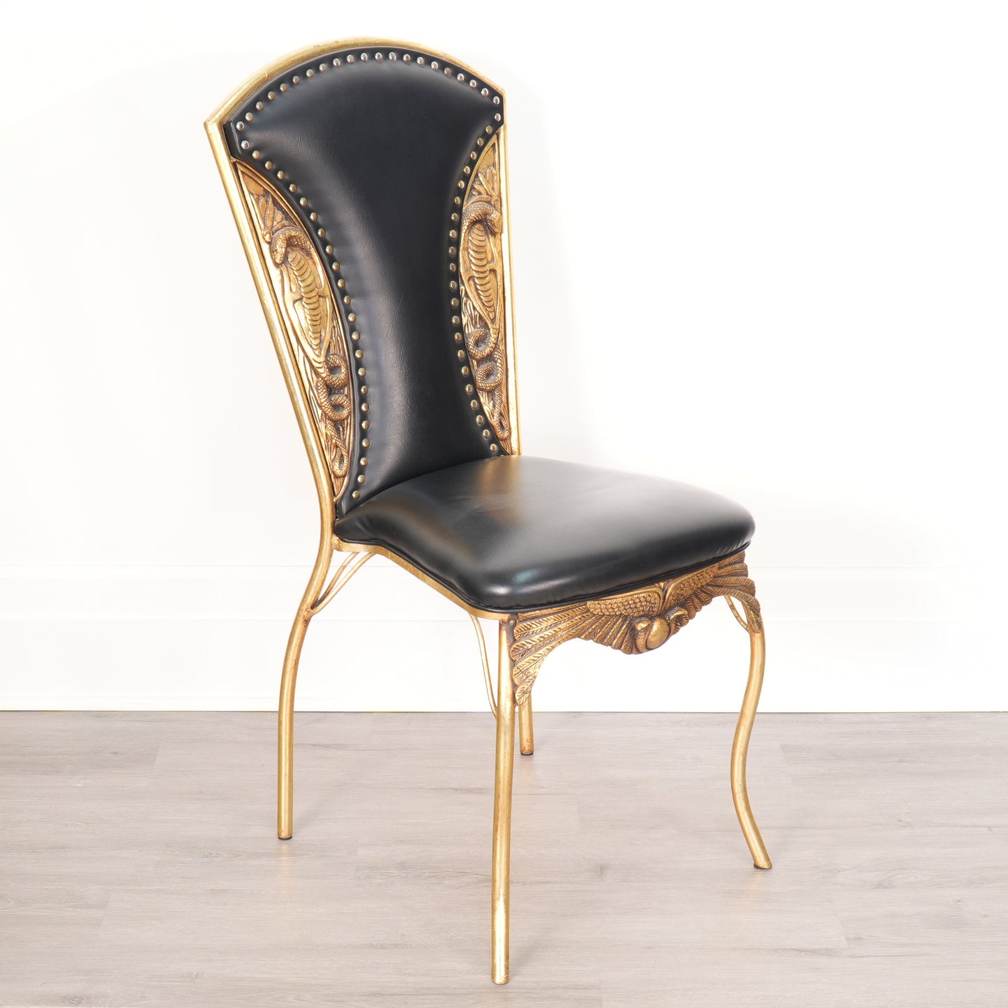 1970s French "Cleopatra" Side Chair