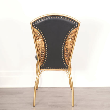 1970s French "Cleopatra" Side Chair