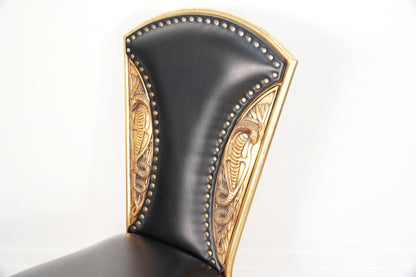 1970s French "Cleopatra" Side Chair