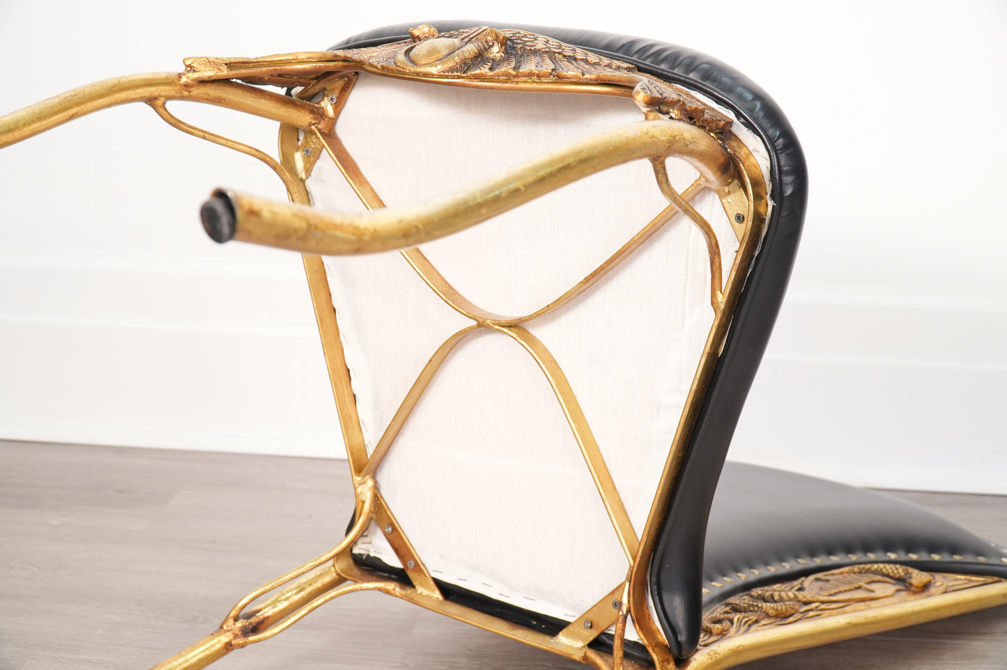 1970s French "Cleopatra" Side Chair