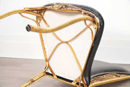 1970s French "Cleopatra" Side Chair
