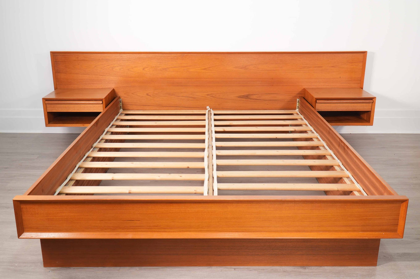 Danish Teak Queen Platform Bed