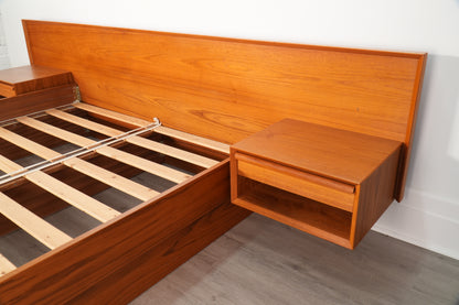 Danish Teak Queen Platform Bed