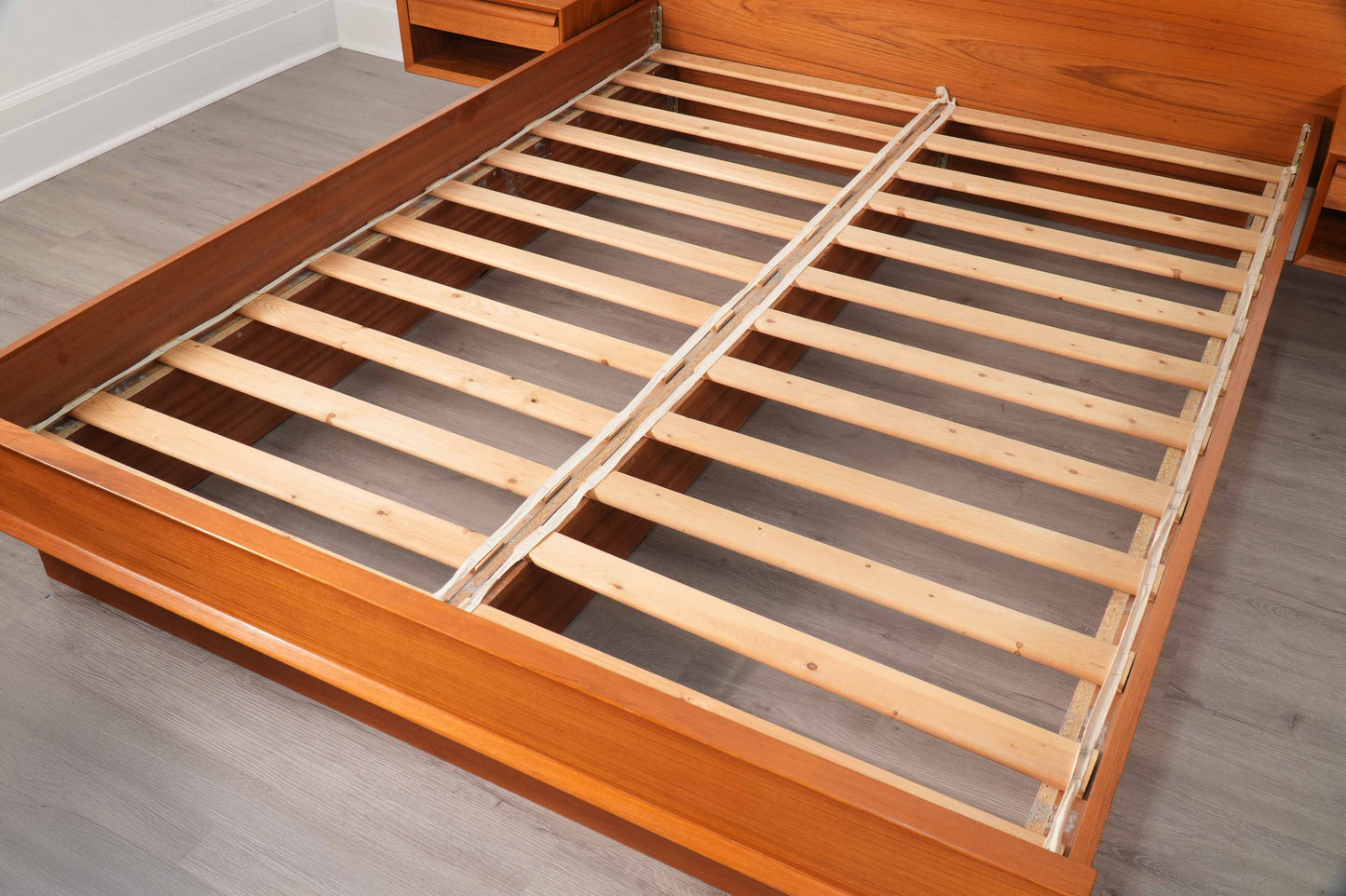 Danish Teak Queen Platform Bed