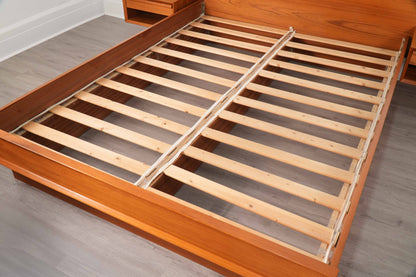 Danish Teak Queen Platform Bed