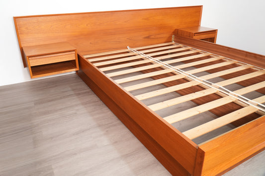 Danish Teak Queen Platform Bed