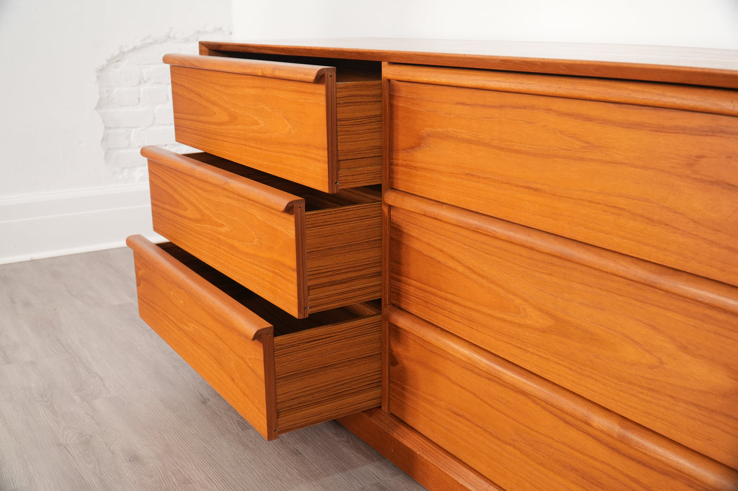 Danish Teak 6-Drawer Dresser