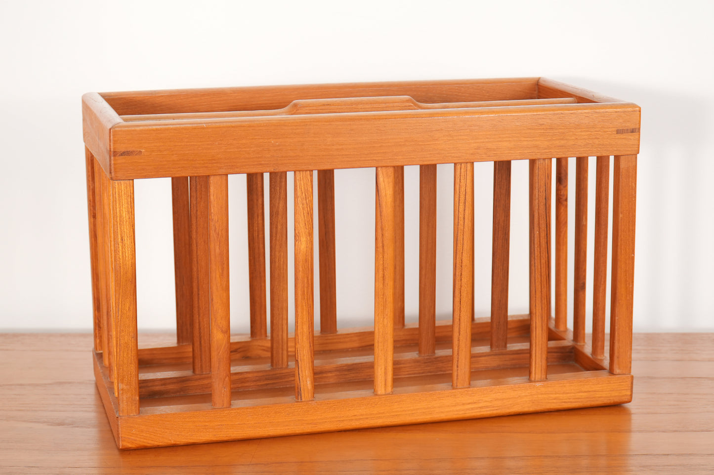 Vintage Teak Magazine Rack