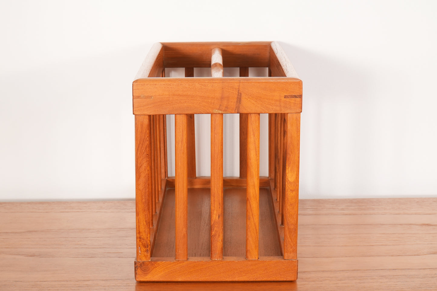Vintage Teak Magazine Rack