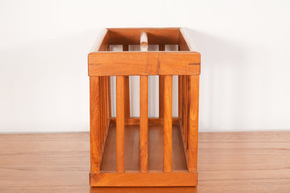 Vintage Teak Magazine Rack