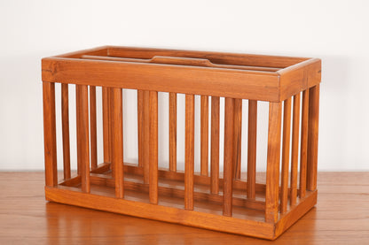 Vintage Teak Magazine Rack
