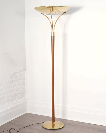 Gerald Thurston for Lightolier Torchiere Floor Lamp