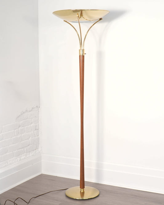 Gerald Thurston for Lightolier Torchiere Floor Lamp