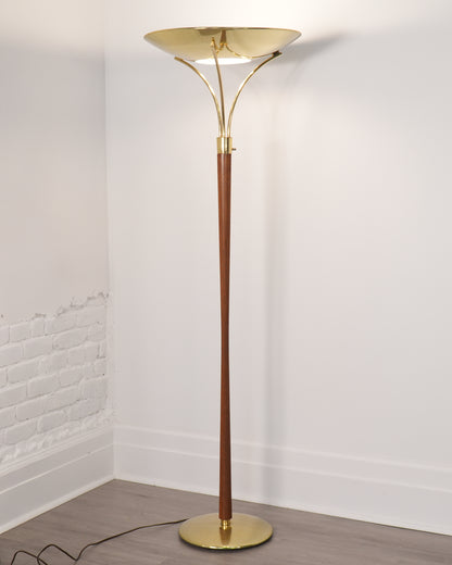 Gerald Thurston for Lightolier Torchiere Floor Lamp