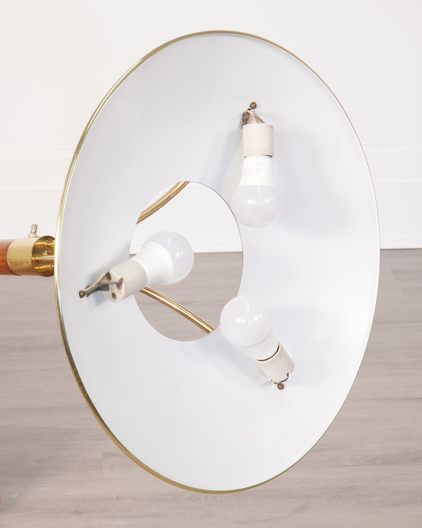 Gerald Thurston for Lightolier Torchiere Floor Lamp