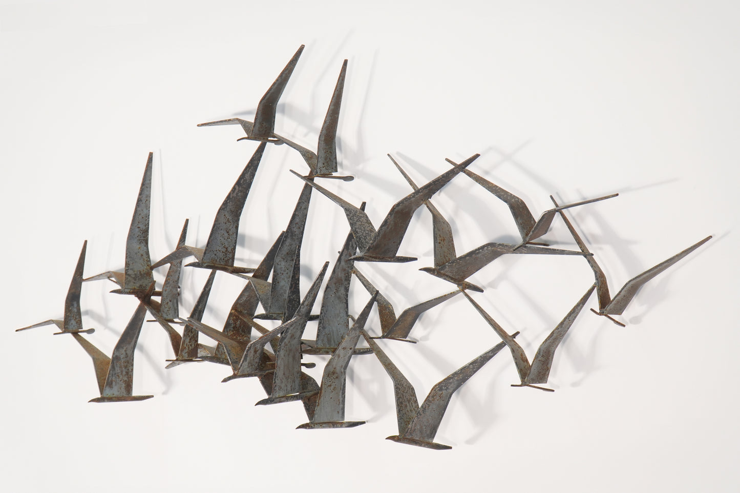 Curtis Jeré "Birds in Flight" Patinaed Wall Hanging