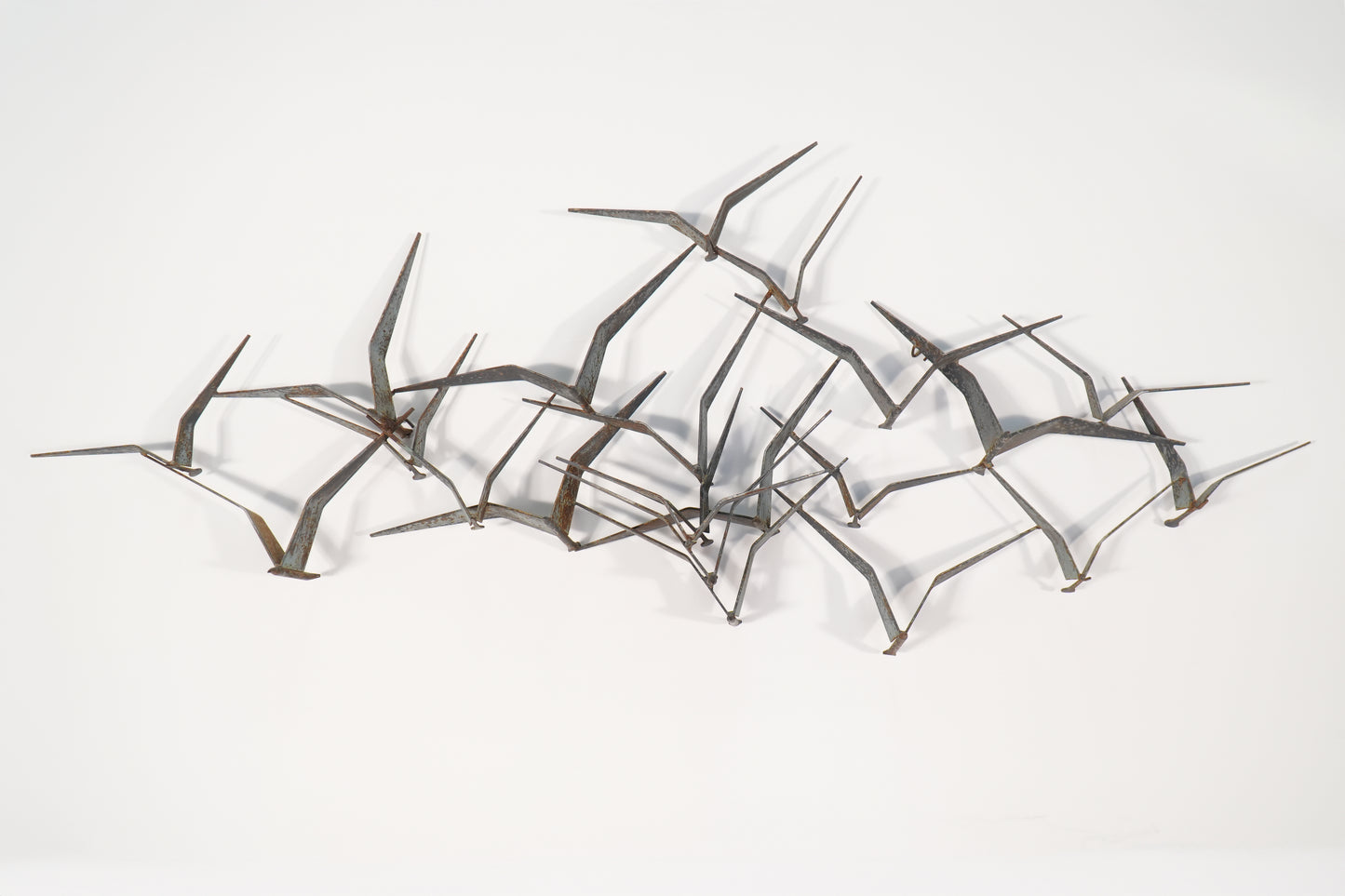 Curtis Jeré "Birds in Flight" Patinaed Wall Hanging