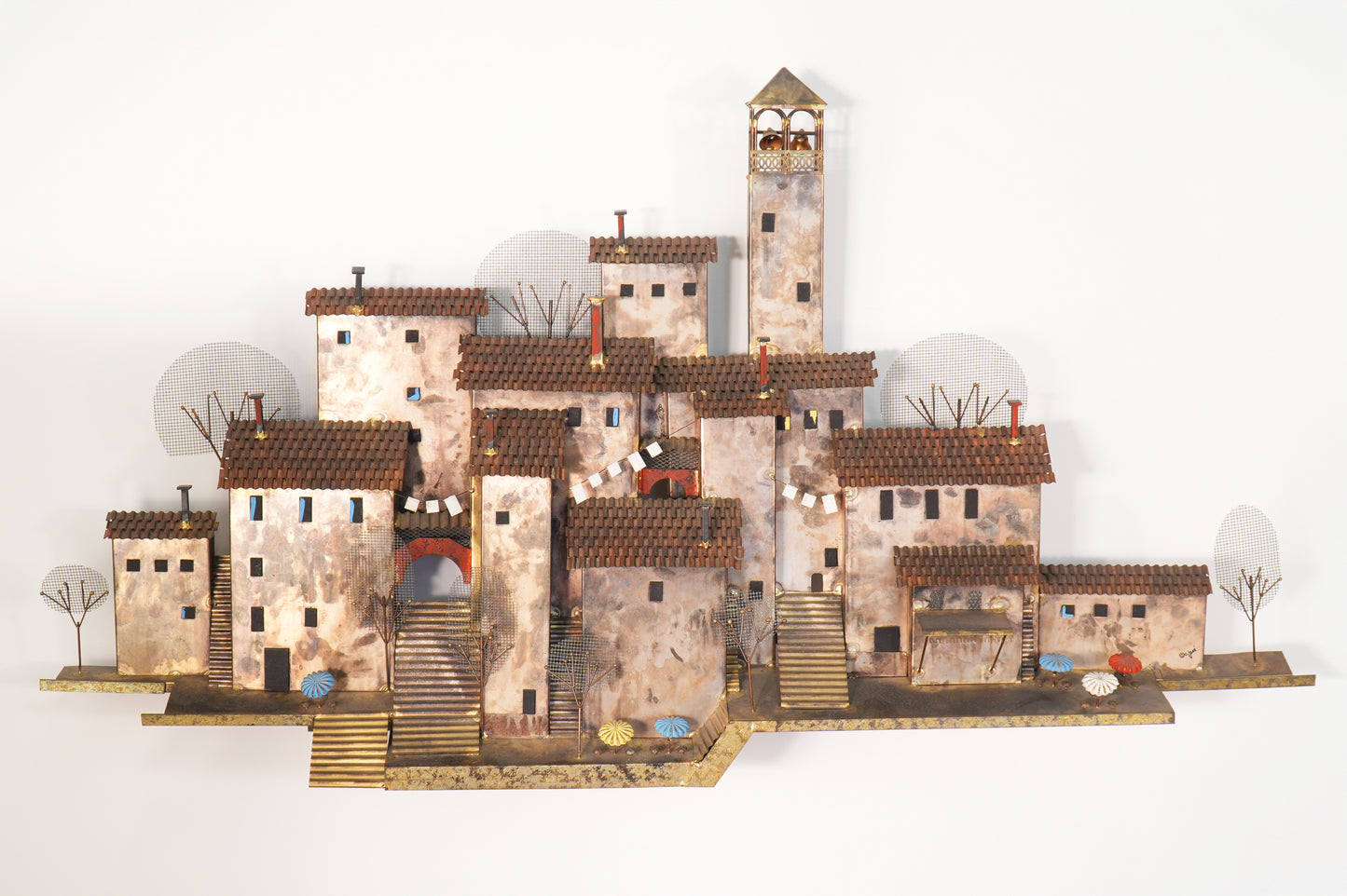 Curtis Jeré Mediterranean Village Wall Hanging