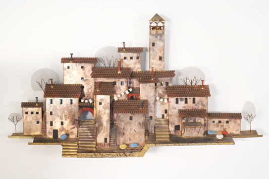 Curtis Jeré Mediterranean Village Wall Hanging