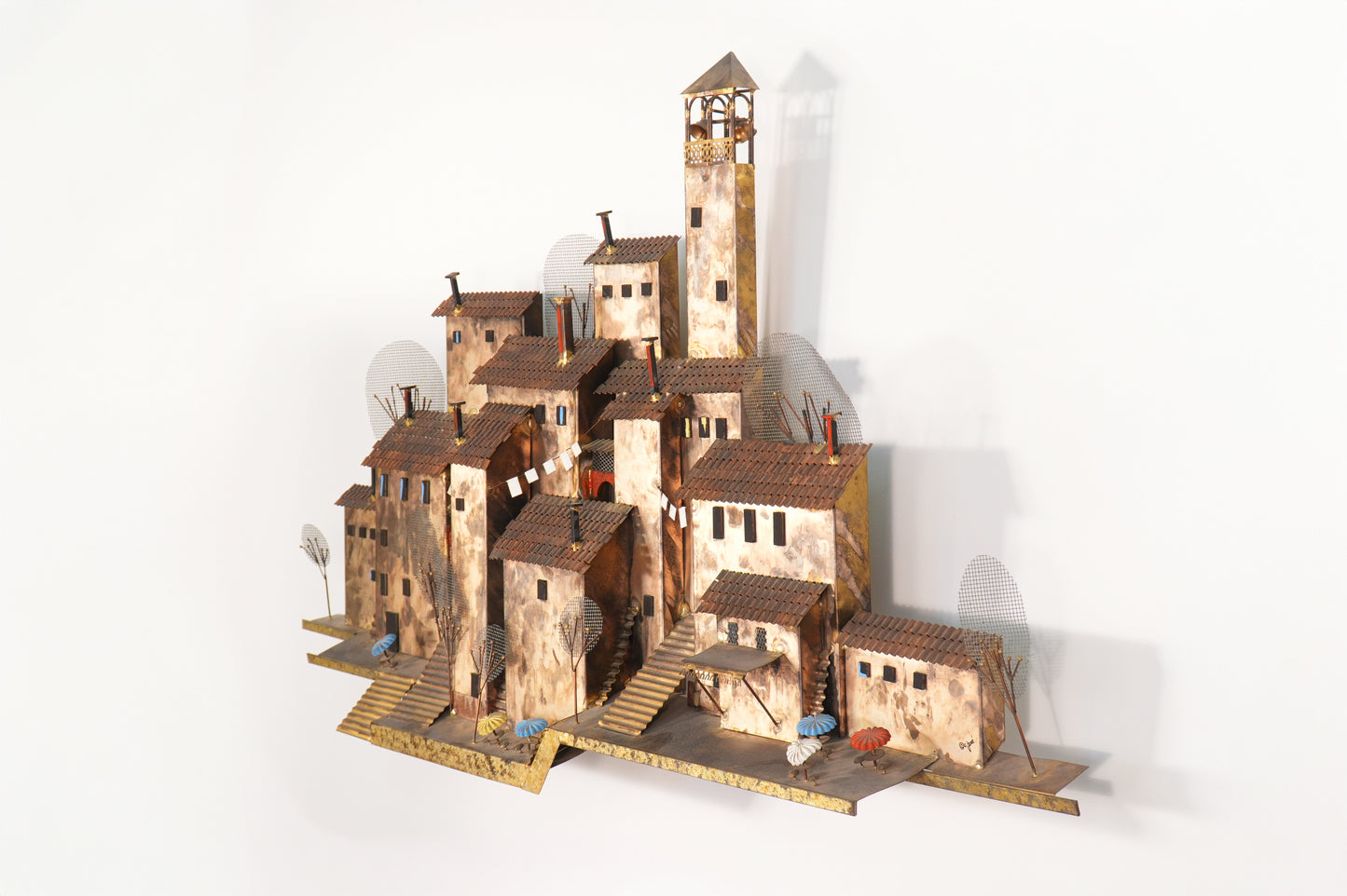 Curtis Jeré Mediterranean Village Wall Hanging