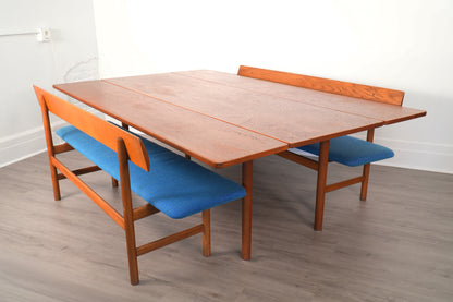 Børge Mogensen Fredericia Dining Set including Harvest Table & Two #171 Benches