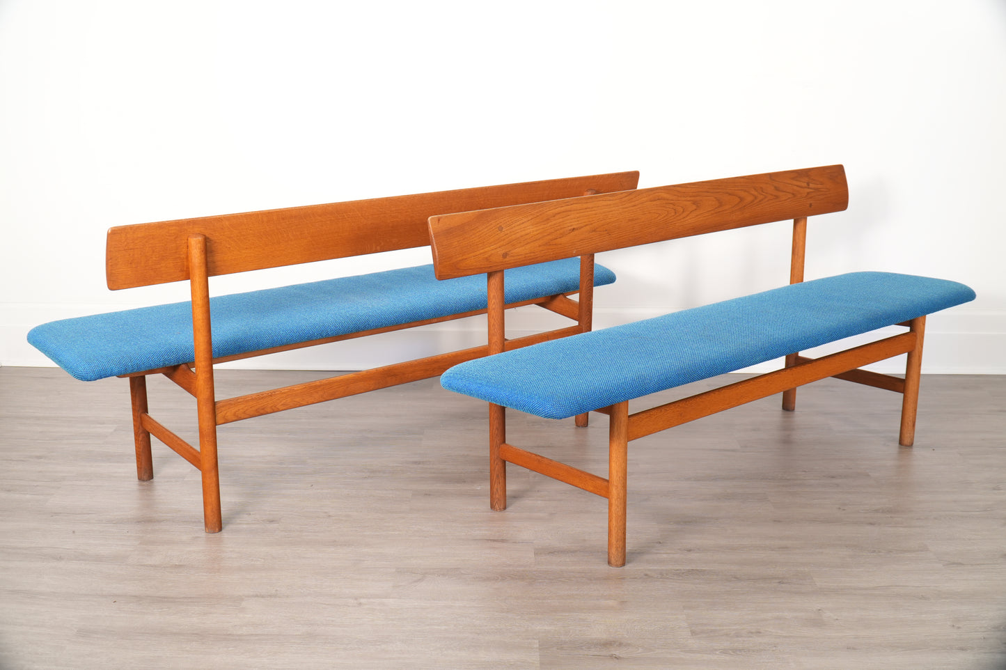 Børge Mogensen Fredericia Dining Set including Harvest Table & Two #171 Benches