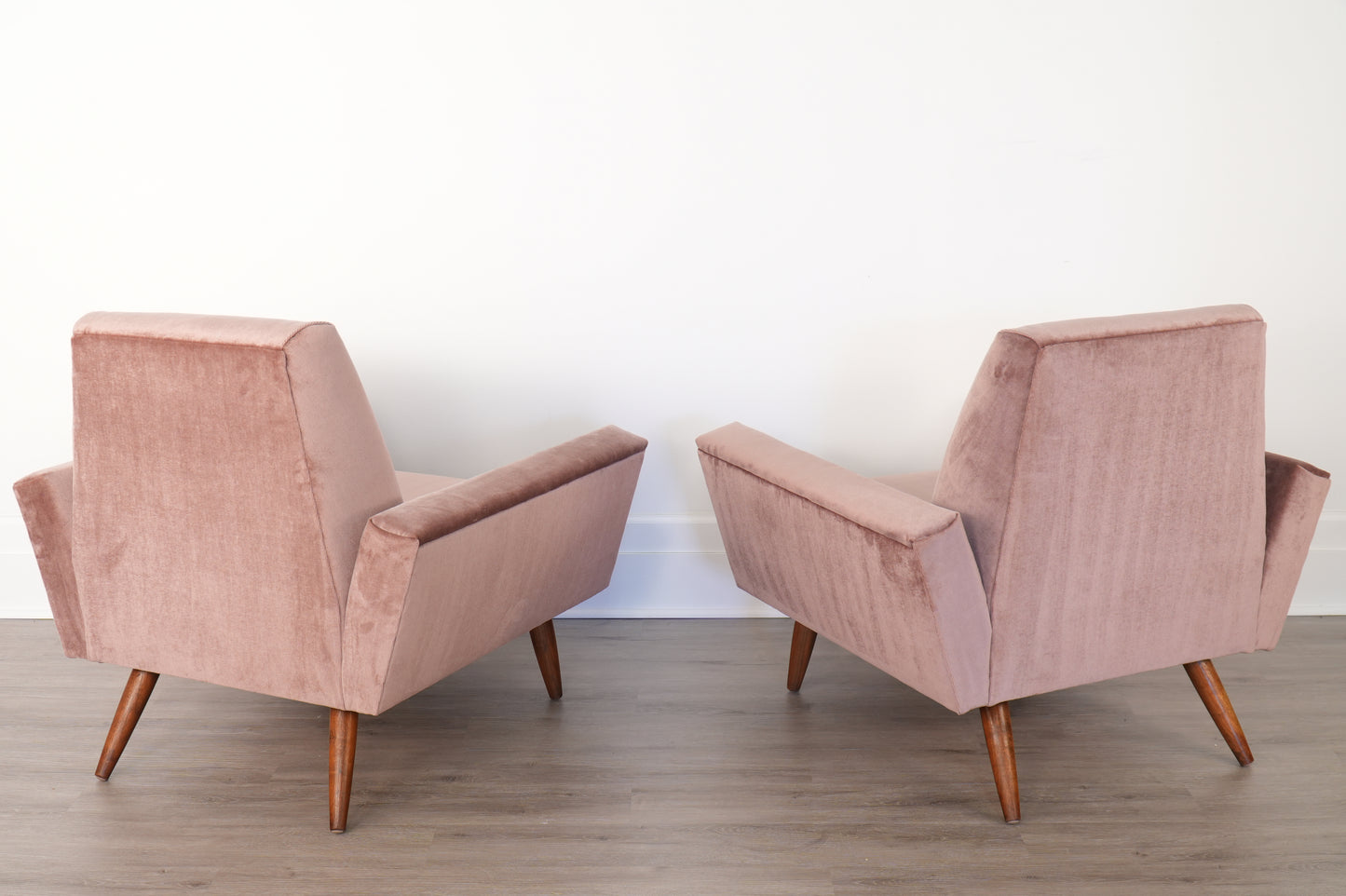 Pair Adrian Pearsall Lounge Chairs Model 2161-C Craft Associates