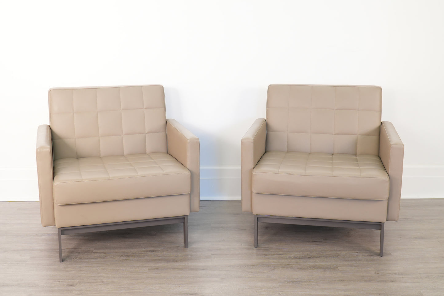 Pair Millbrae Modern Lounge Chairs by Coalesse - Steelcase