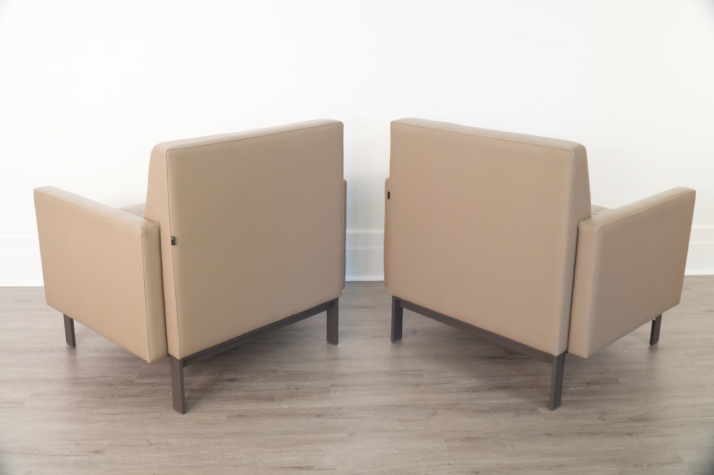 Pair Millbrae Modern Lounge Chairs by Coalesse - Steelcase