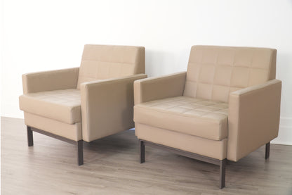 Pair Millbrae Modern Lounge Chairs by Coalesse - Steelcase
