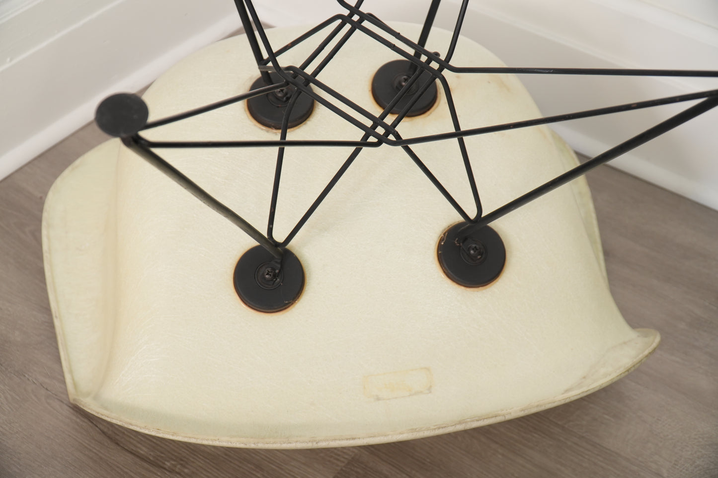 1st Generation Eames Eiffel Base Shell Chair Rope Edge