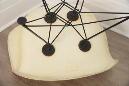 1st Generation Eames Eiffel Base Shell Chair Rope Edge Parchment