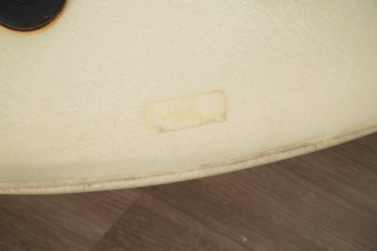 1st Generation Eames Eiffel Base Shell Chair Rope Edge Parchment