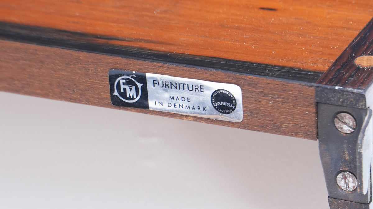 Rosewood 4-Bay FM Reolsystem Wall Unit by Kai Kristiansen for Feldballes Mobelfabrik