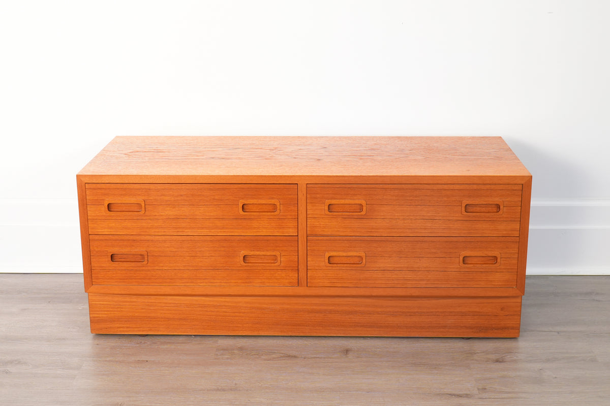 Danish Teak 4-Drawer Cabinet by Hundevad