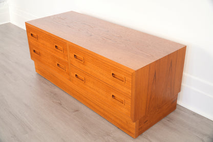 Danish Teak 4-Drawer Cabinet by Hundevad