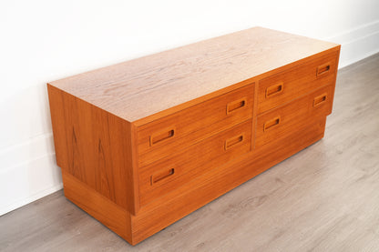 Danish Teak 4-Drawer Cabinet by Hundevad