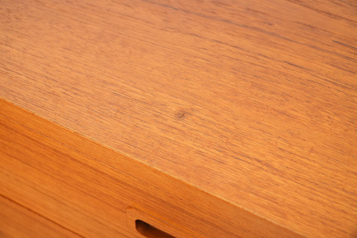 Danish Teak 4-Drawer Cabinet by Hundevad