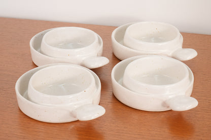 Robert Weiss Stoneware Soup & Cracker Bowls USA - Set 4 (2 Sets Available)