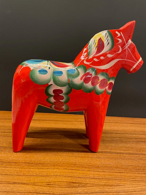 Nils Olsson Red Dala Horse 8" - Sweden