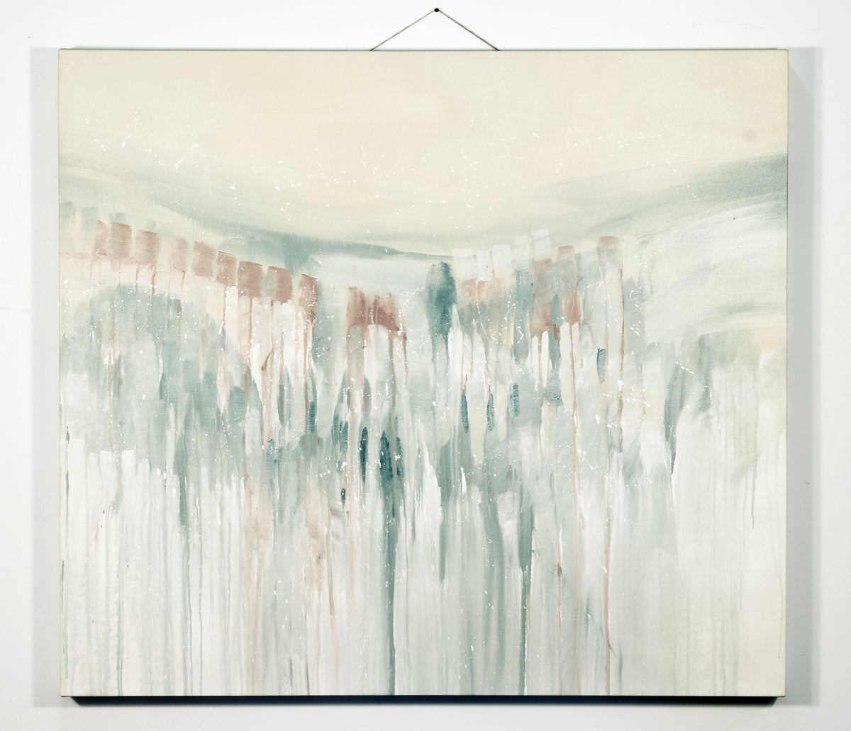 1980s Abstract Oil Painting on Canvas by Greg Copeland
