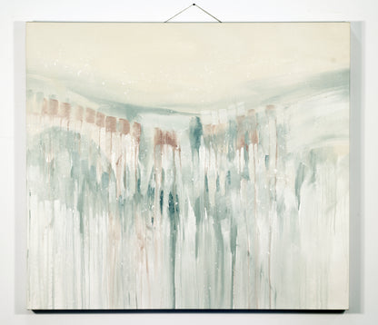 1980s Abstract Oil Painting on Canvas by Greg Copeland
