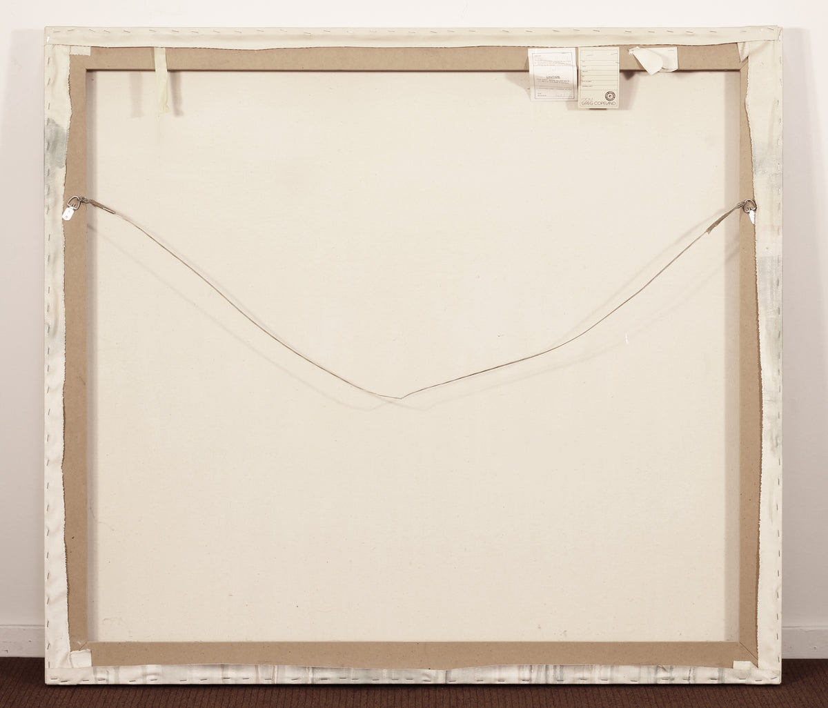 1980s Abstract Oil Painting on Canvas by Greg Copeland