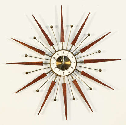 Vintage Elgin Sunburst Clock