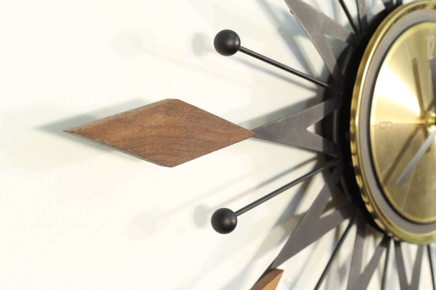 Vintage Starburst Clock