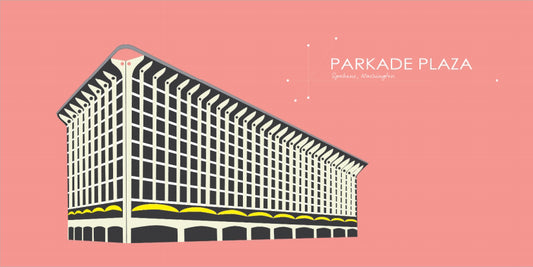 "Parkade Plaza" by Sarah Severson & Mark Pinckney 4 ft. x 8 ft.