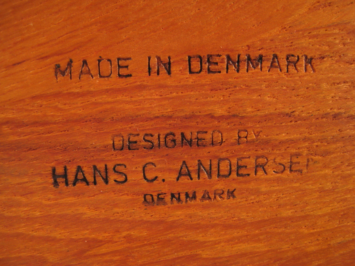 Hans C. Andersen Side Teak End Tables