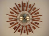 Starburst Westclox Clock